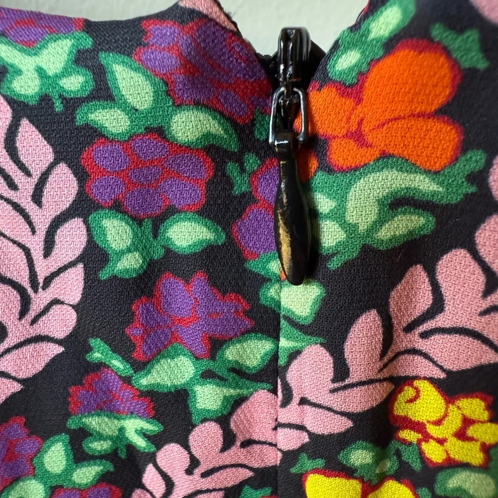 RHODE Ruby Puff Sleeve Dress‎ Revolve Love Is A Rainbow Maximalism Floral 12
